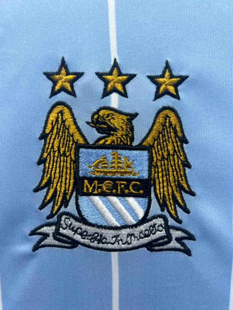 Manchester City 2007/2008 Retro Manchester City Home Football Shirt 2007/2008 — 4