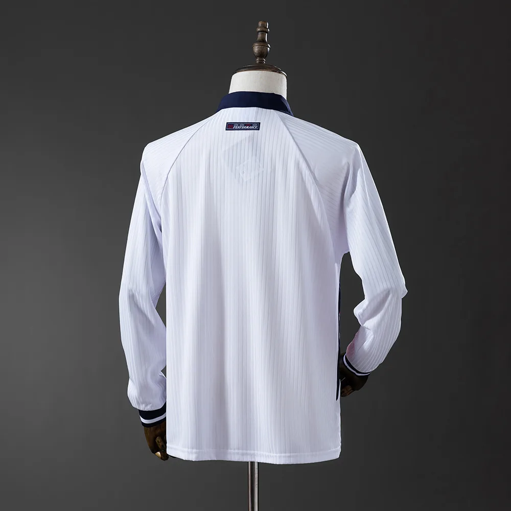 England 1998 Retro England Local Manga larga Jersey 1998 — 2