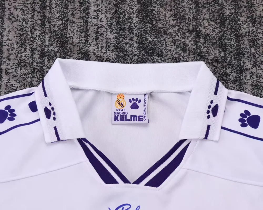 Real Madrid 1994-1996 Retro Real Madrid Home Football Shirt Kids Size 1994/1996 — 3