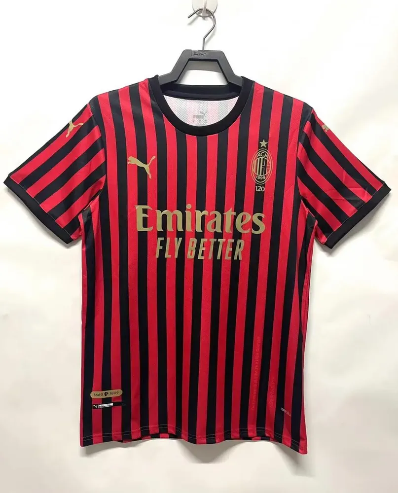 AC Milan Retro AC Milan 120th Anniversary Edition Camiseta de fútbol Retro