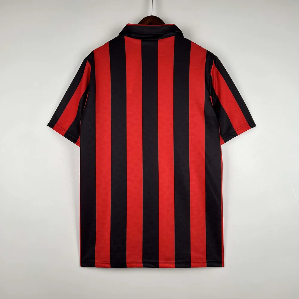 AC Milan 1989/1990 Retro AC Milan Home Football Shirt 1989/1990 — 2