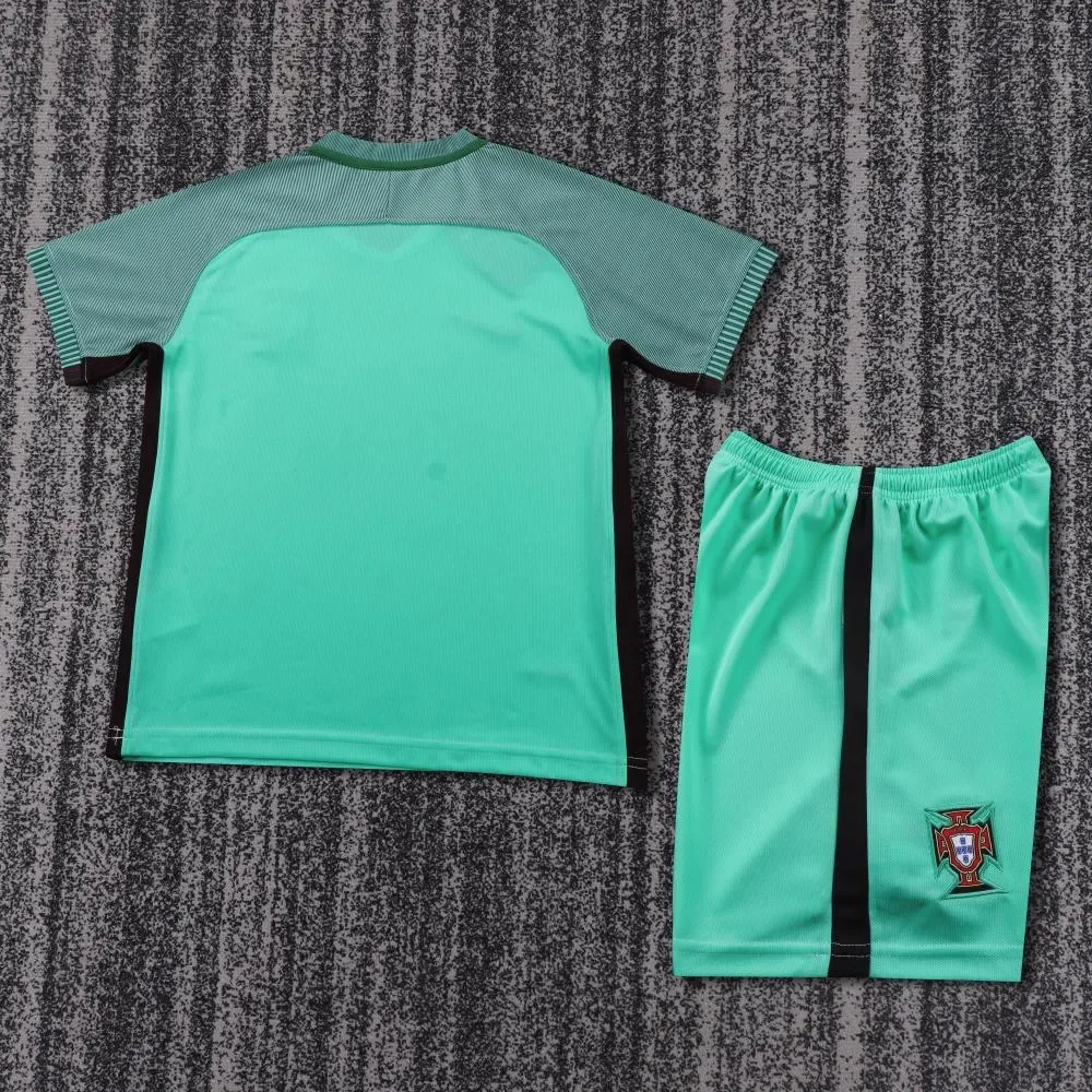 Portugal 2016 Retro Portugal Away Football Shirt Kids Size 2016 — 2