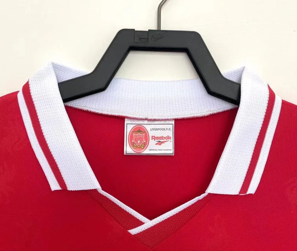 Liverpool 1996/1997 Retro Liverpool Home Football Jersey Long Sleeve 1996/1997 — 3