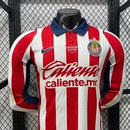 Chivas 2026/2027 Manga larga Versión jugador Chivas Local Camiseta de fútbol 2026/27 — 5