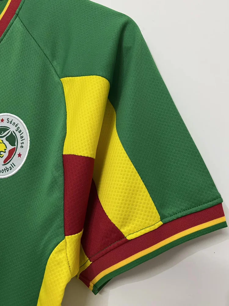Senegal 2002 Retro Senegal National Team Shirt Green 2002 — 6