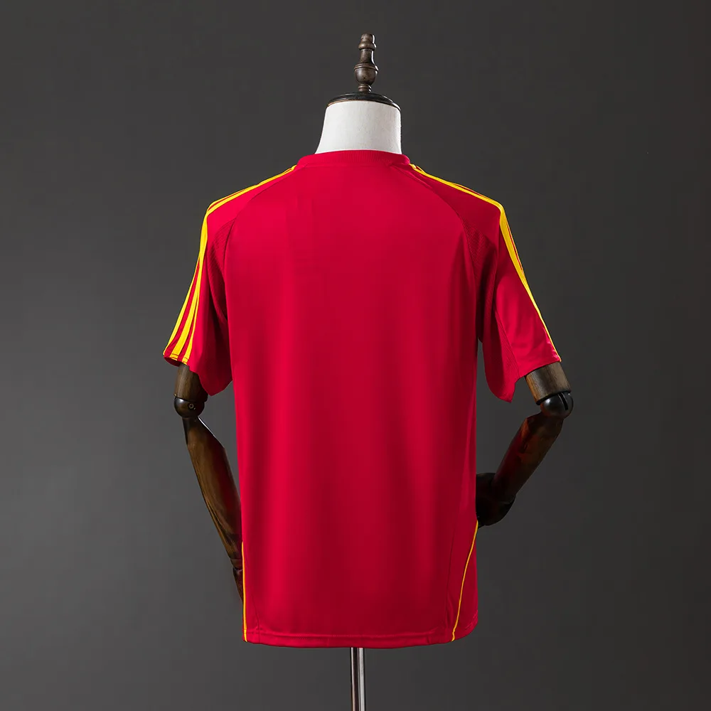 Spain 2008 Retro Spain Home Jersey 2008 — 2