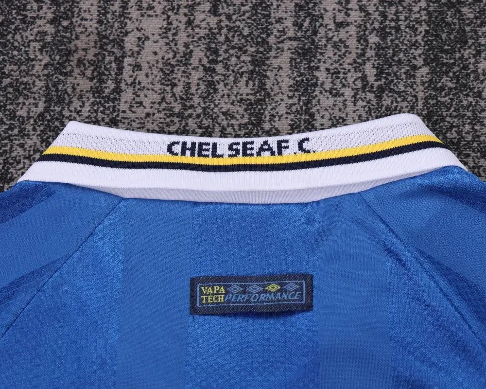 Chelsea 1997-1999 Retro Chelsea Home Football Jersey Kids Size 1997/1999 — 4