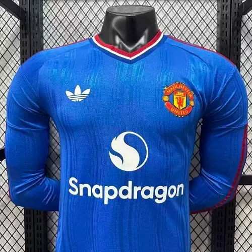 Manchester United 2026/2027 Manga larga Versión jugador Manchester United Visitante Camiseta de fútbol 2026/27 — 5
