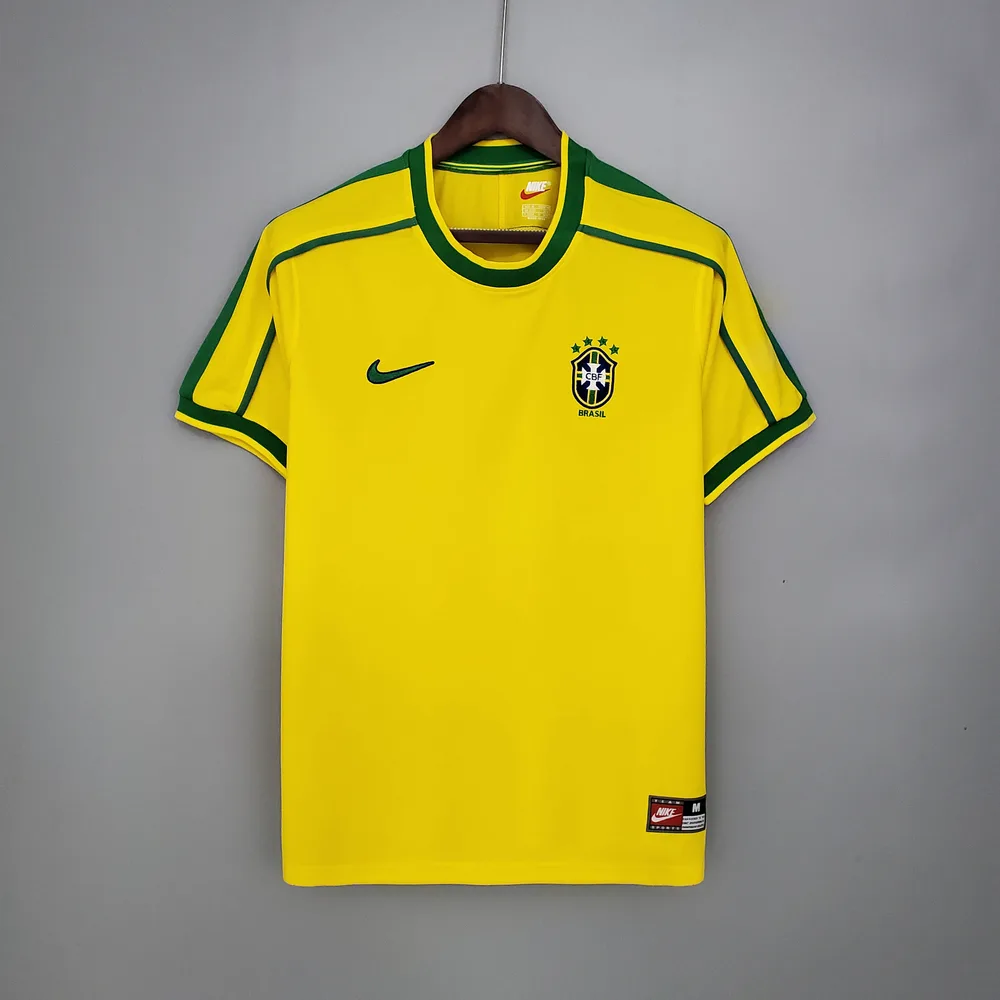 Brazil 1998 Retro Brazil Camiseta de fútbol Local 1998