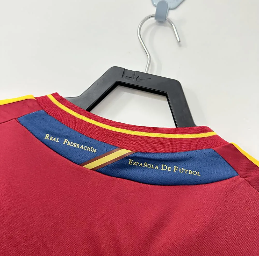 Spain 2012 Retro Spain Home Soccer Shirt 2012 — 7