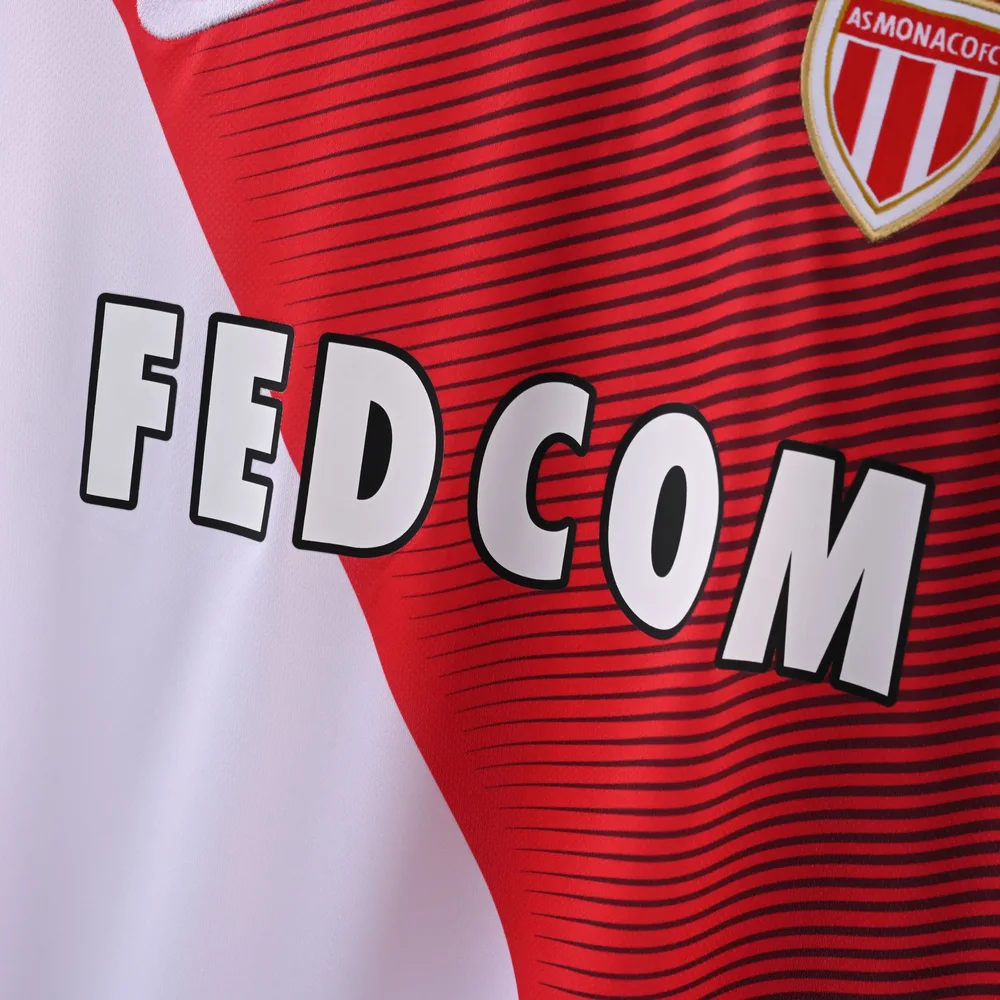 AS Monaco 2016/2017 Retro AS Monaco Local（League version）Camiseta de fútbol 2016/2017 — 5