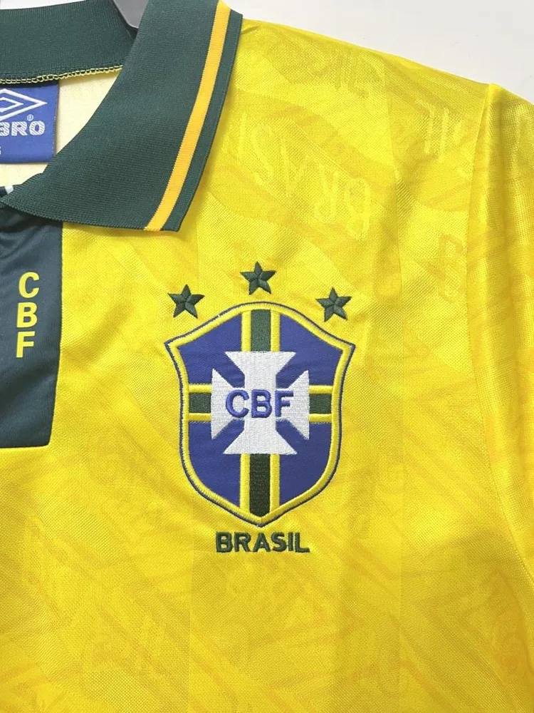 Brazil 1991-1993 Retro Brazil Home Soccer Jersey 1991/1993 — 4