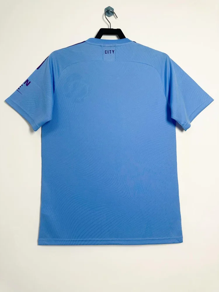 Manchester City 2019-2020 Retro Manchester City Home Football Shirt 2019/2020 — 2