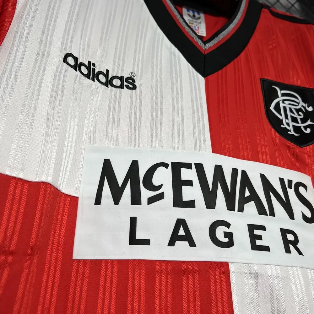 Rangers 1995/1996 Retro Rangers Away Football Shirt 1995/1996 — 6