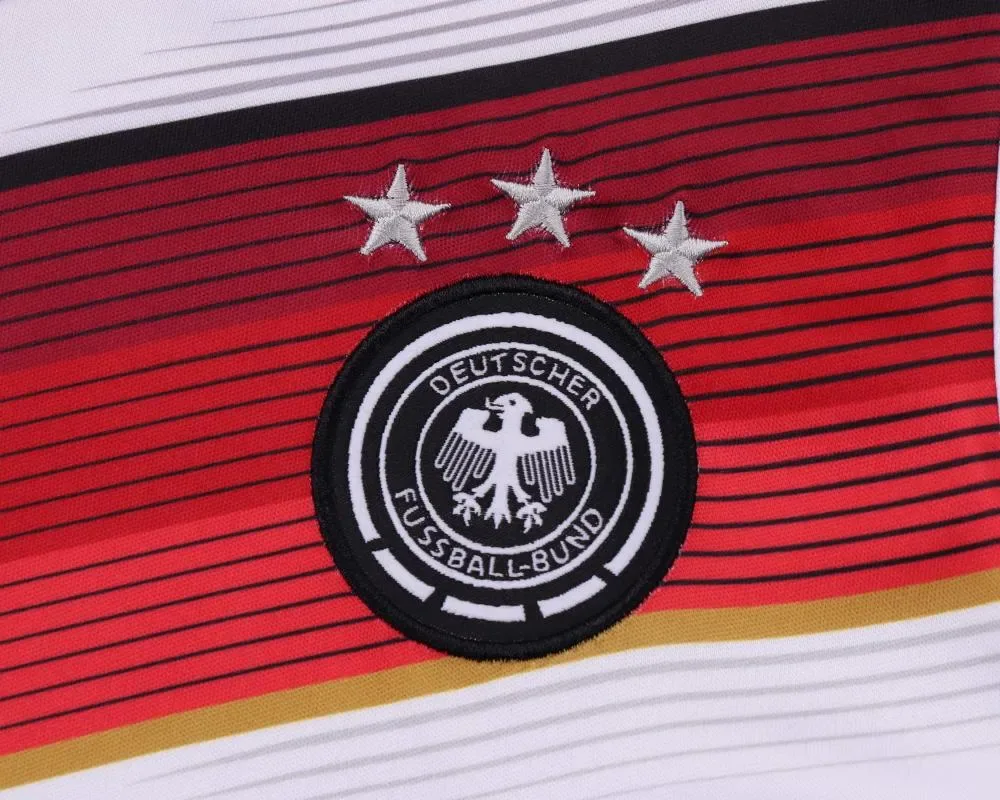 Germany 2014 Retro Germany Local Camiseta de fútbol Talla infantil 2014 — 5
