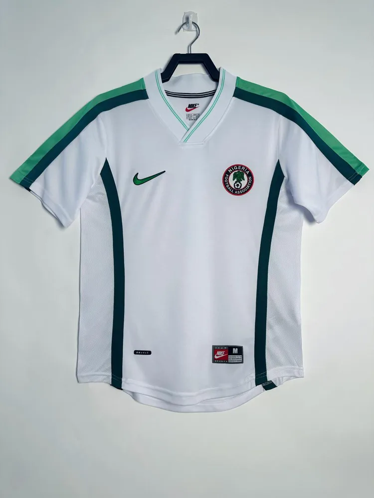 Nigeria 1998 Retro Nigeria National Team Visitante Camiseta de fútbol 1998