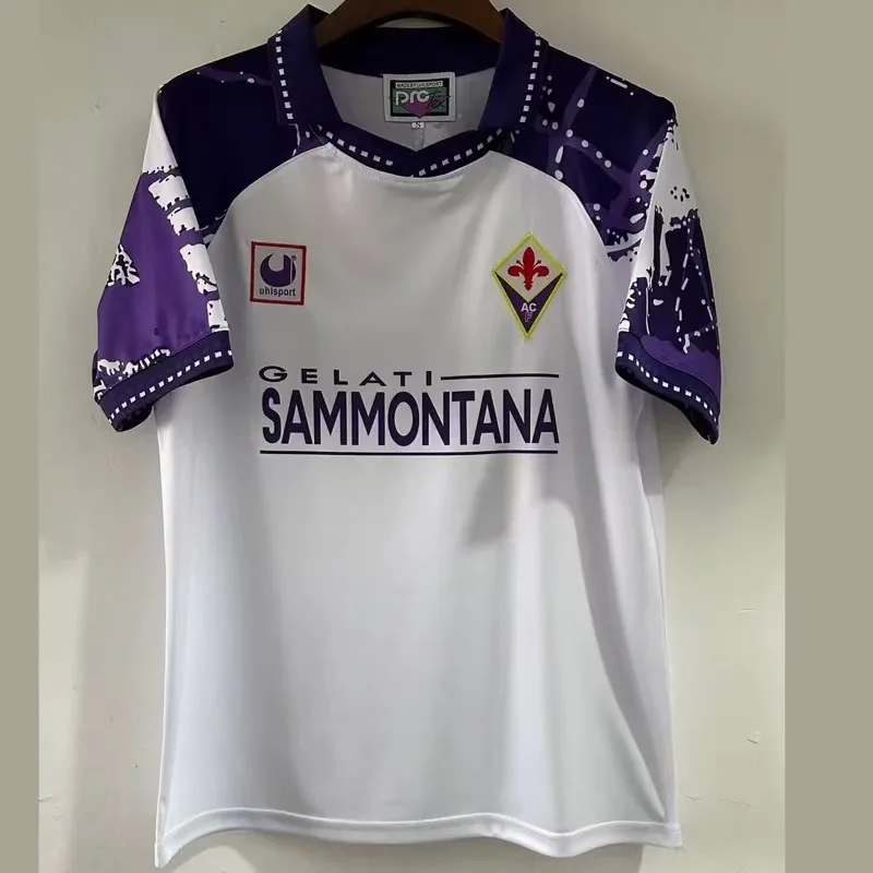 Fiorentina 1994/1995 Retro Fiorentina Visitante Camiseta de fútbol 1994/1995