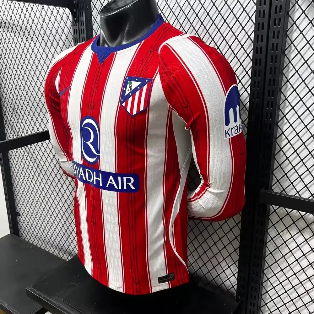 Atlético Madrid 2026/2027 Manga larga Versión jugador Atletico Madrid Local Camiseta de fútbol 2026/27 — 5