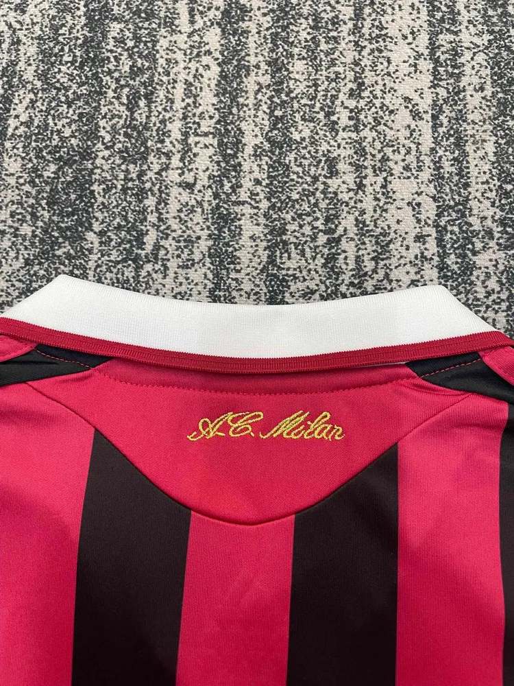 AC Milan 2009-2010 Retro AC Milan Home Football Shirt Kids Size 2009/2010 — 3