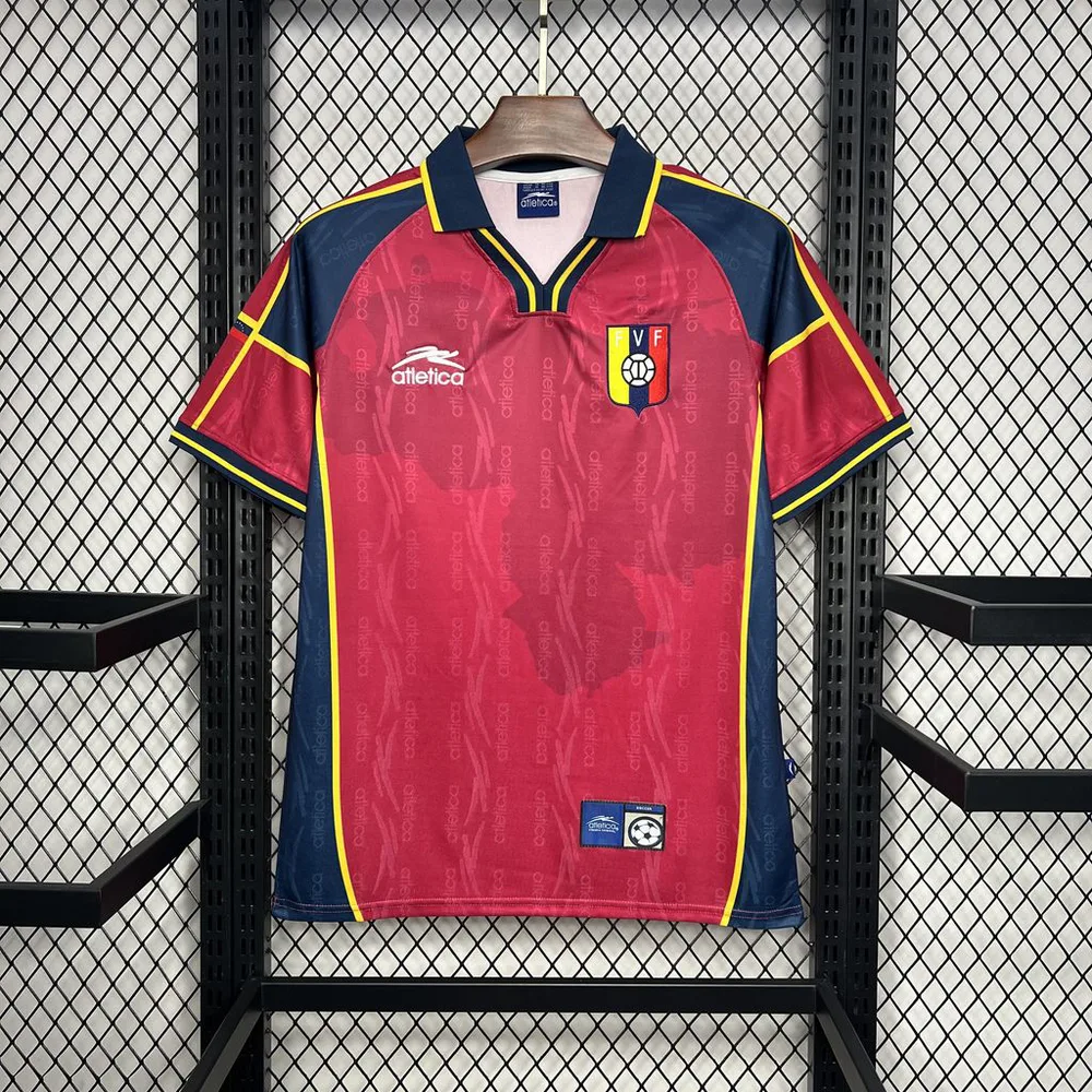 Venezuela 2000 Retro Venezuela National Team Local Camiseta de fútbol 2000