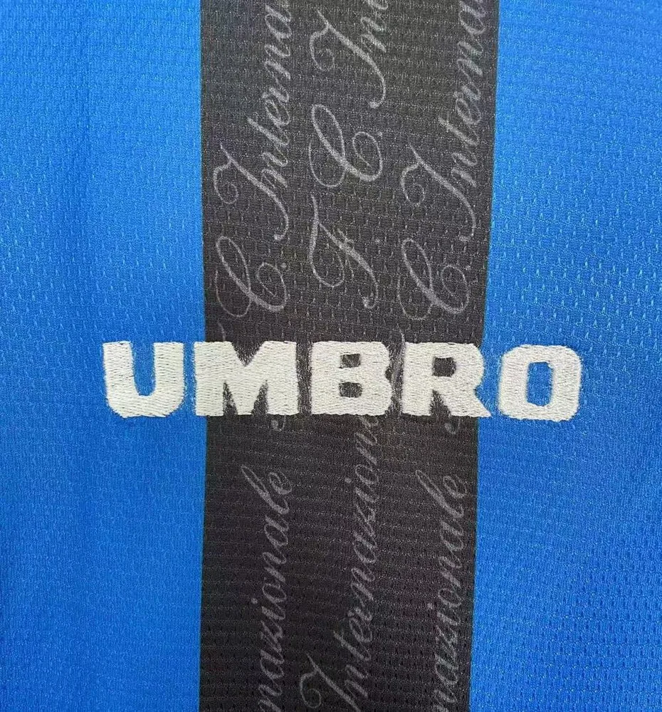 Inter Milan 1997/1998 Retro Long Sleeve Internazionale Milan Home Football Jersey 1997/1998 — 7