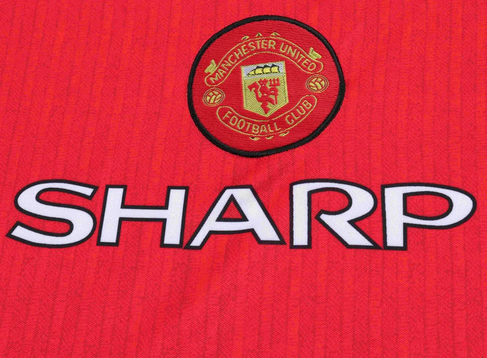 Manchester United 1996-1997 Retro Manchester United Home Football Shirt Kids Size 1996/1997 — 5