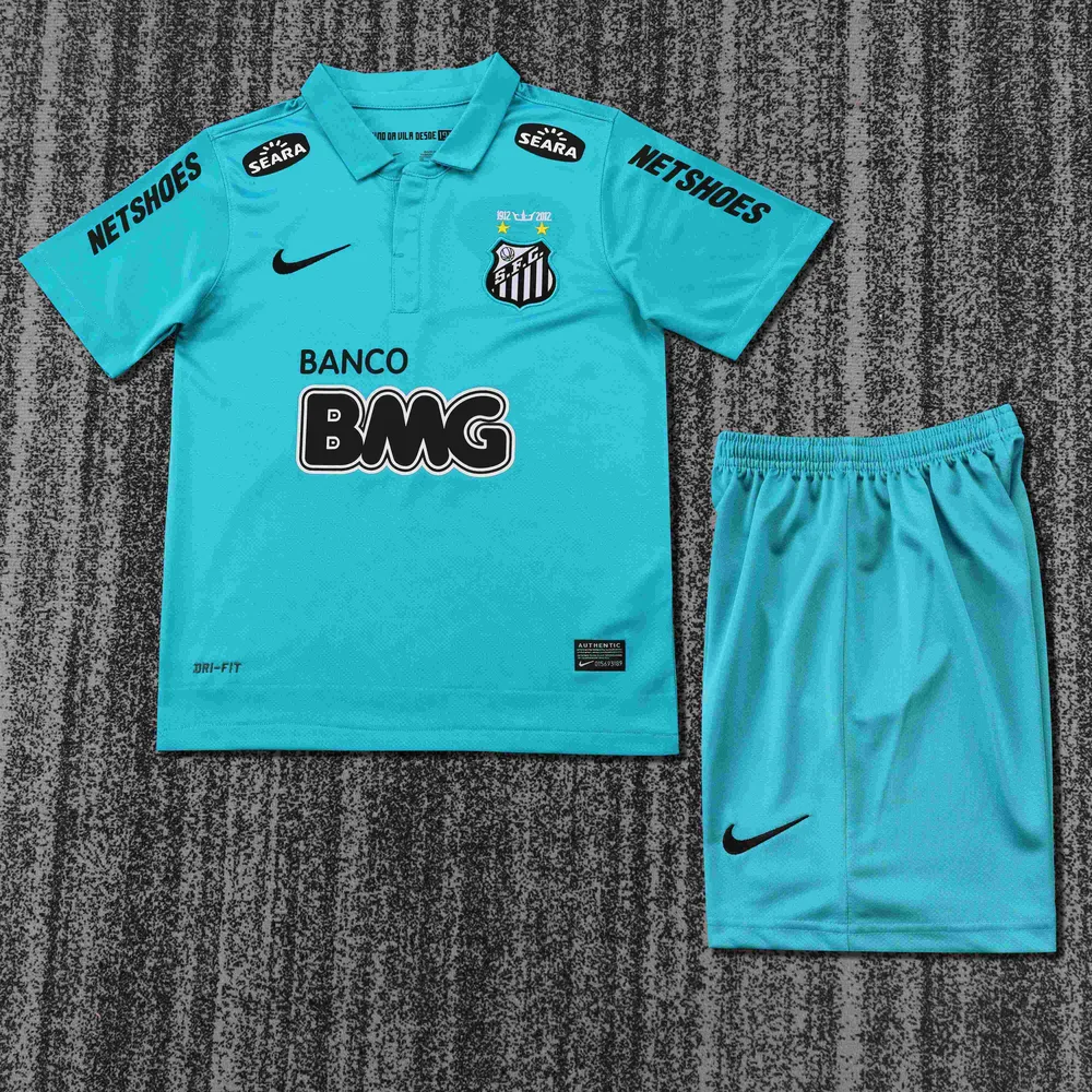 Santos 2012/2013 Retro Santos Third Away Football Shirt Kids Size 2012/2013