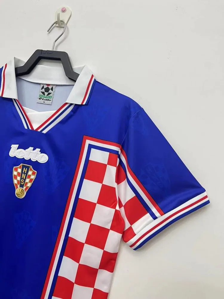 Croatia 1998 Retro Croatia National Team Away Football Shirt 1998 — 5