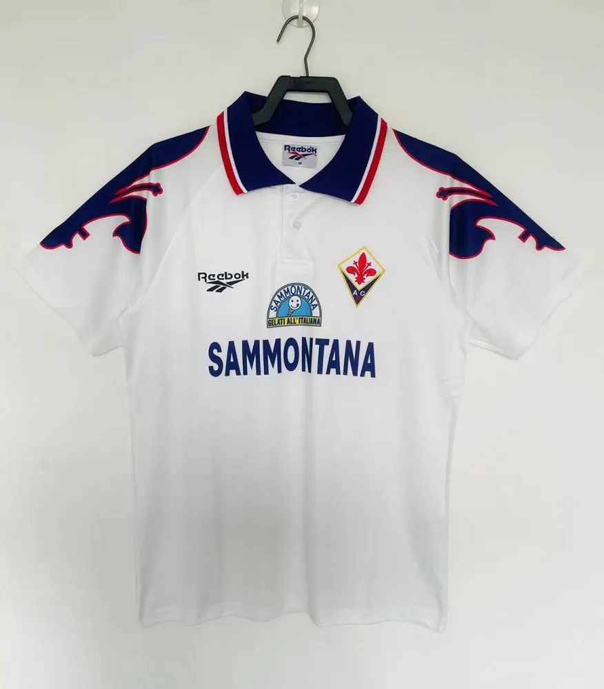 Fiorentina 1995/1996 Retro Fiorentina Visitante Camiseta de fútbol 1995/1996