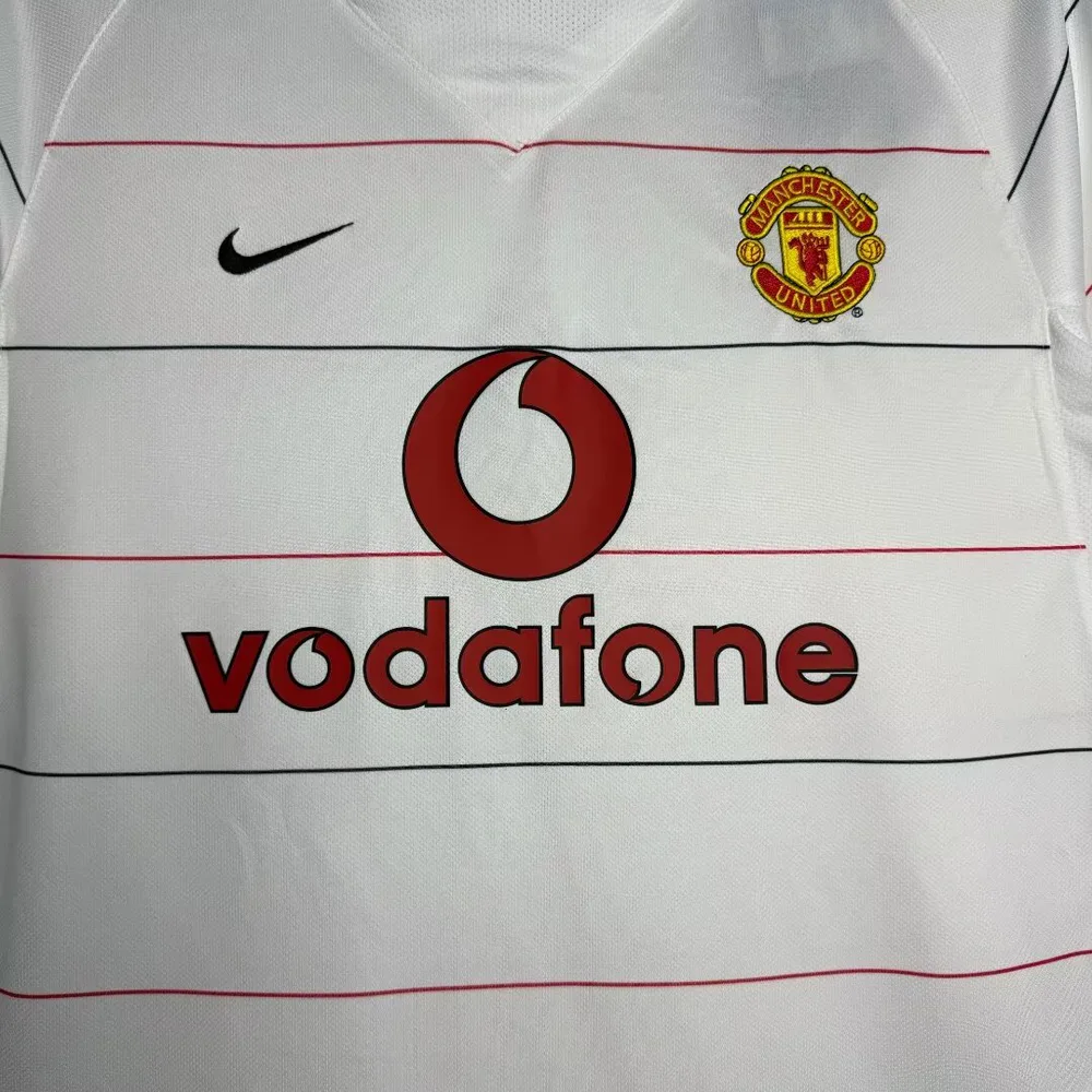 Manchester United 2003/2005 Retro Manchester United Visitante Camiseta de fútbol 2003/2005 — 4