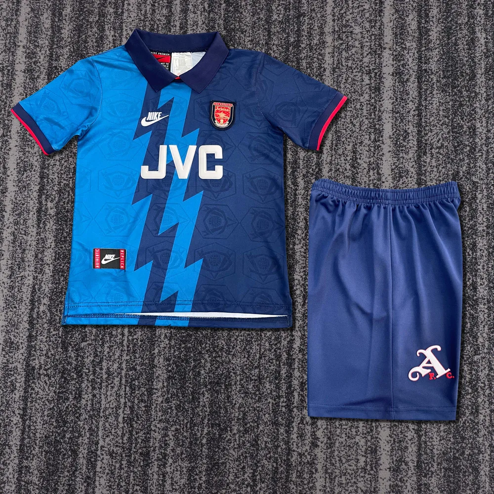 Arsenal 1995-1996 Retro Arsenal Visitante Camiseta de fútbol Talla infantil 1995/1996