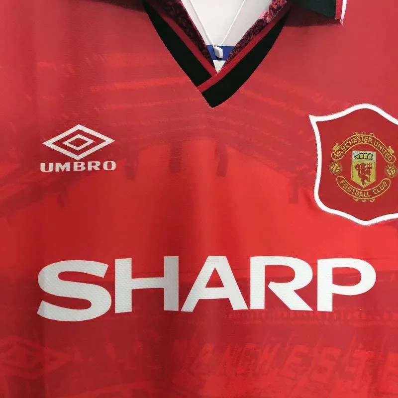 Manchester United 1994-1996 Retro Manchester United Home Football Shirt 1994/1996 — 4