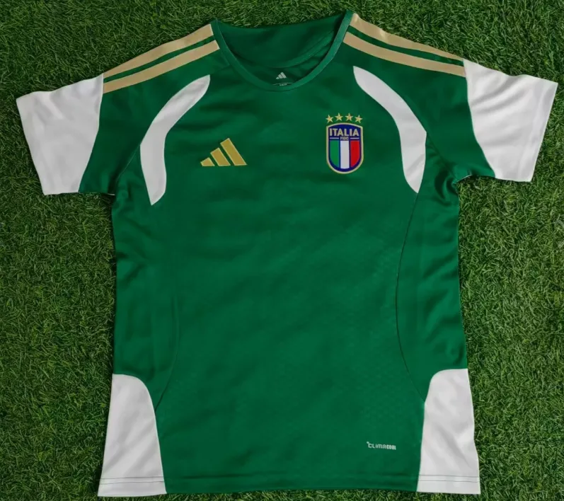 Italy 2026/2027 Italy Conjunto de entrenamiento Green Camiseta de fútbol 2026/27