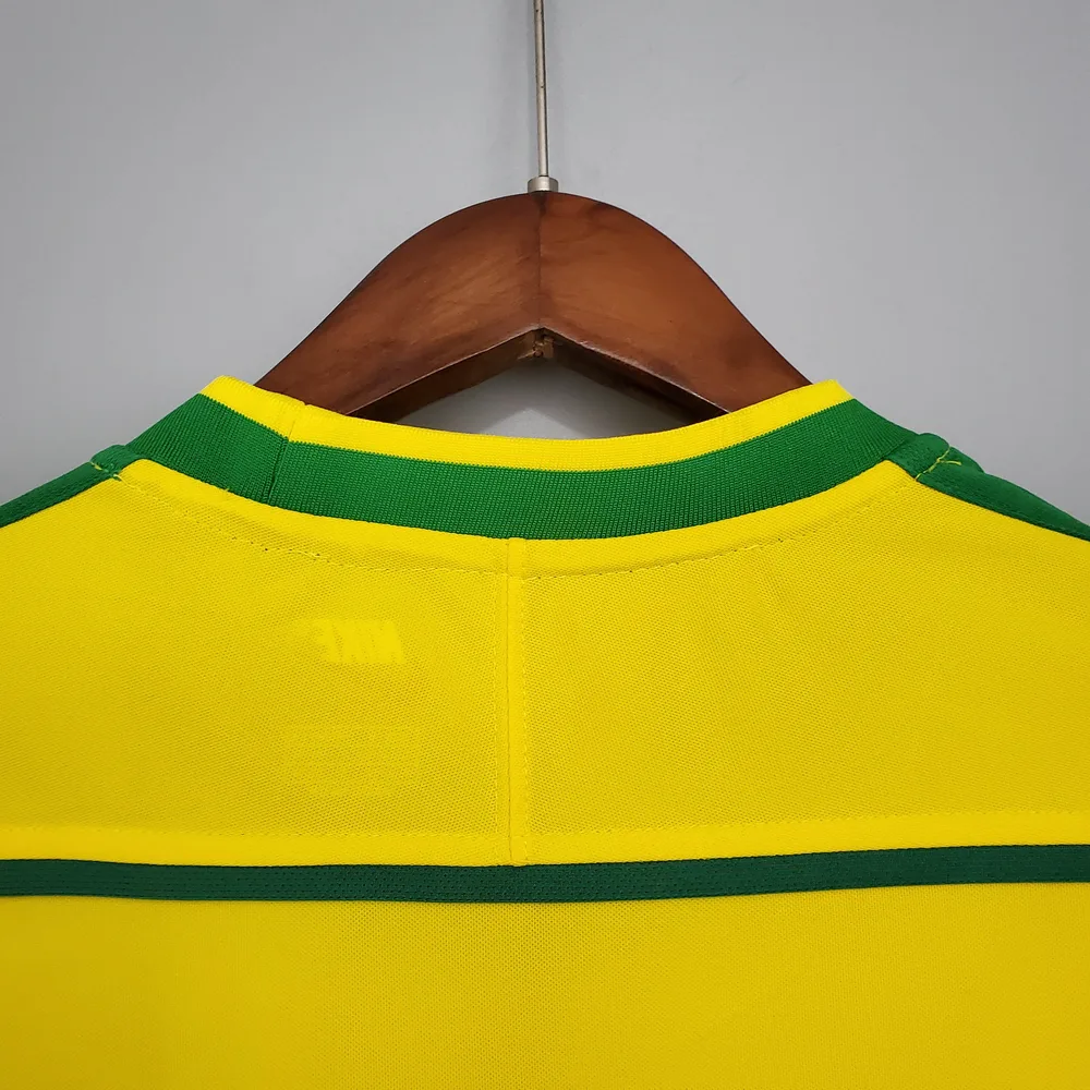 Brazil 1998 Retro Brazil Soccer Jersey Home 1998 — 6