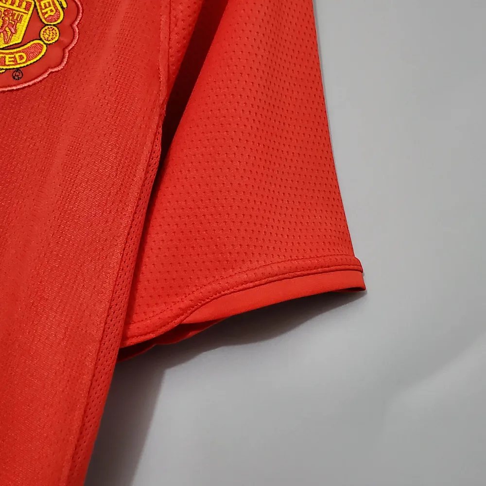 Manchester United 2007/2008 Retro Manchester United Home Champions League Edition Football Shirt 2007/2008 — 8