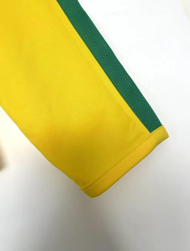 Brazil 2002 Retro Long Sleeve Brazil Home Soccer Jersey 2002 — 6
