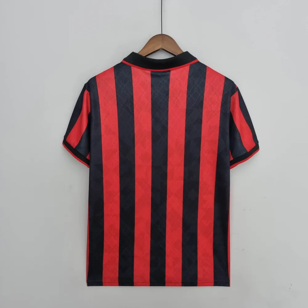 AC Milan 1995/1996 Retro AC Milan Home Football Shirt 1995/1996 — 2