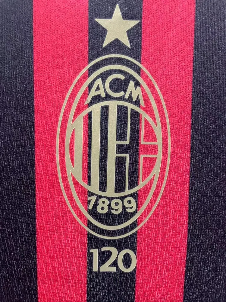 AC Milan Retro AC Milan 120th Anniversary Edition Camiseta de fútbol Retro — 6