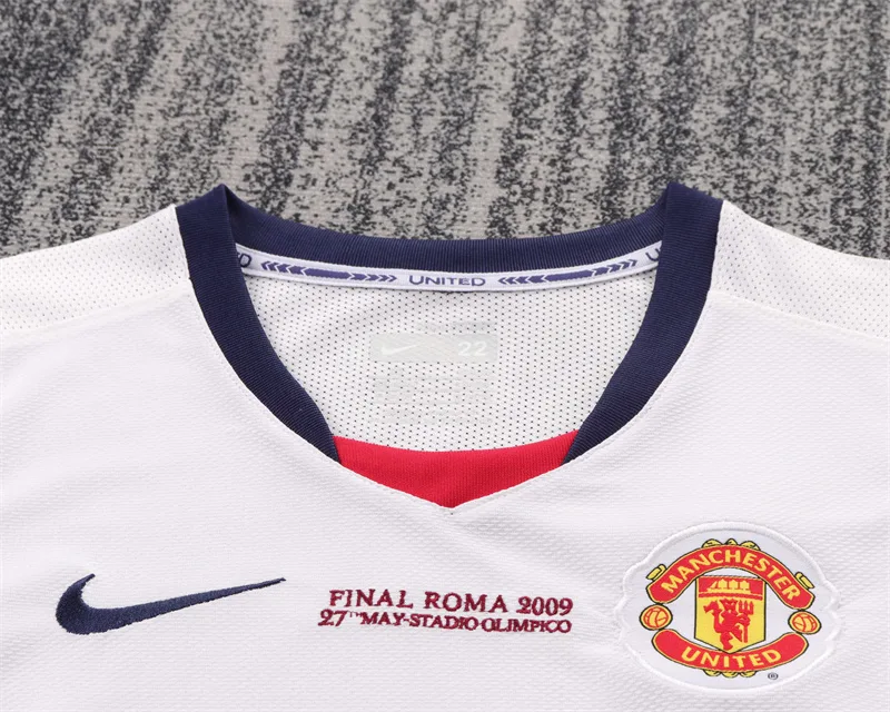 Manchester United 2008/2009 Retro Manchester United Away Football Shirt Kids Size 2008/2009 — 3