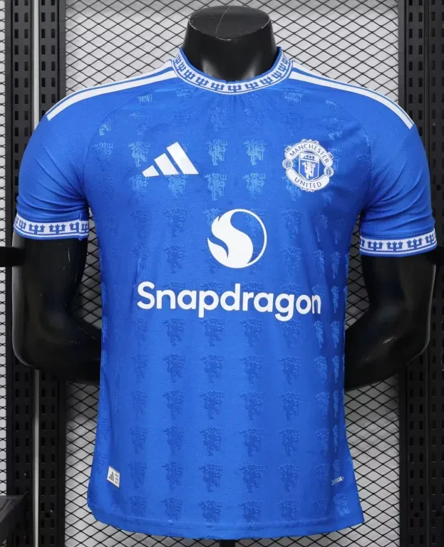 Manchester United 2026/2027 Player Version Manchester United Special Edition Blue Football Jersey 2026/27