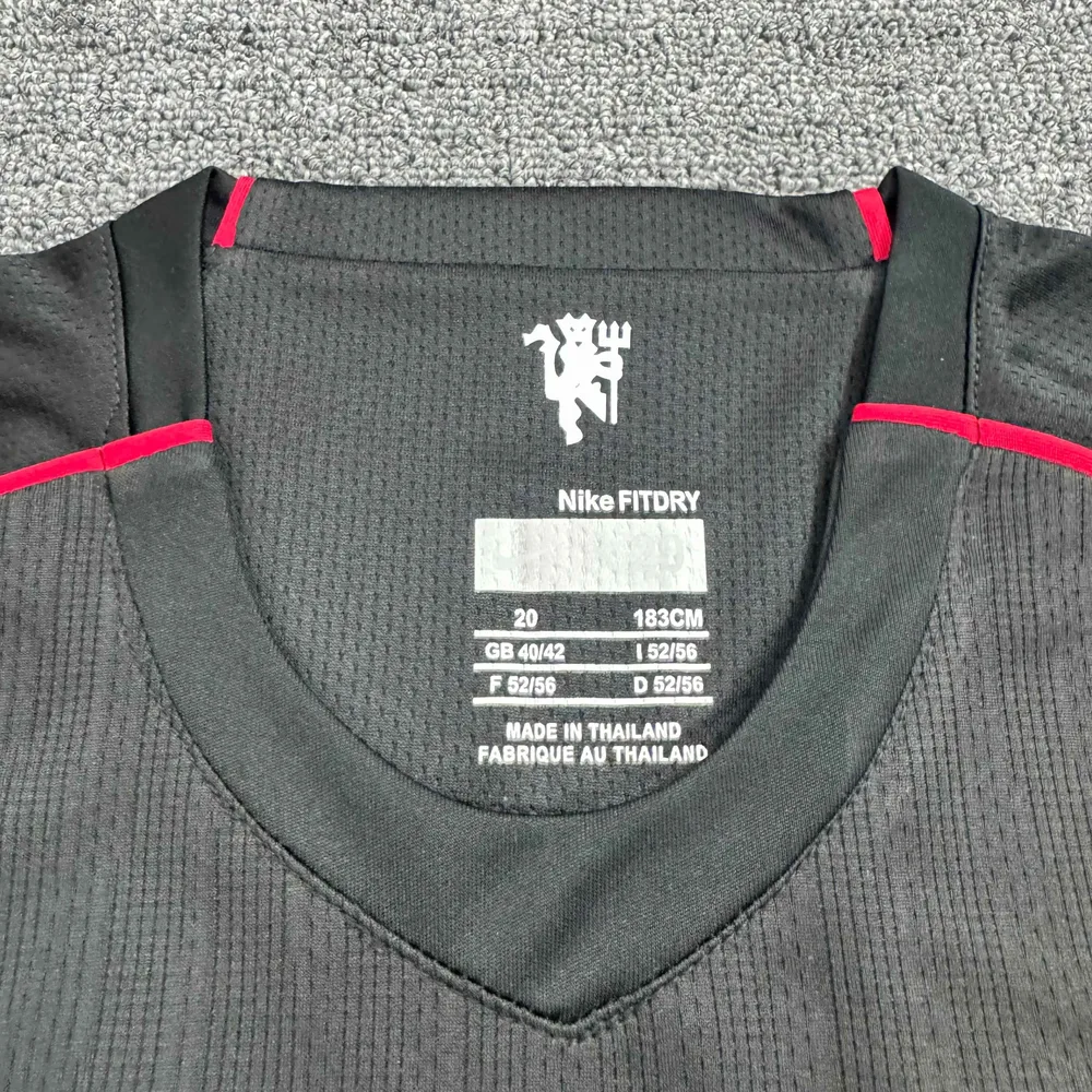 Manchester United 2007/2008 Retro Long Sleeve Manchester United Third Away Football Shirt Kids Size 2007/2008 — 3