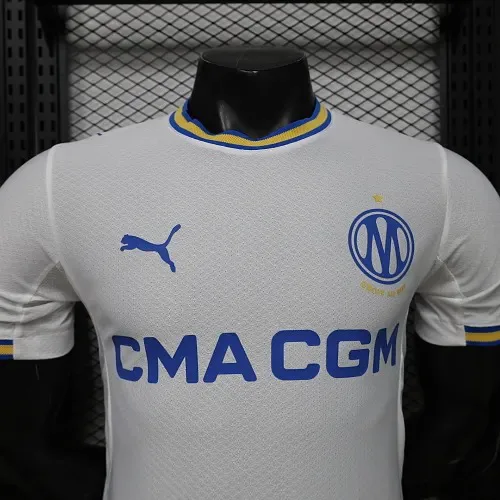 Marseille 2026/2027 Player Version Olympique de Marseille Home Football Jersey 2026/27 — 3