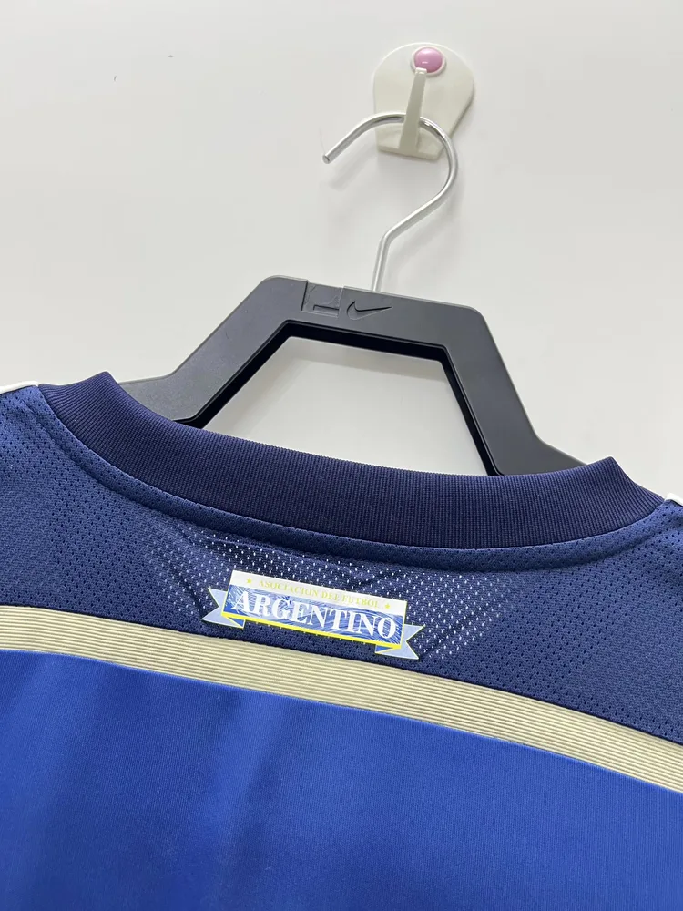 Argentina 2014 Retro Argentina National Team Away Jersey 2014 — 9