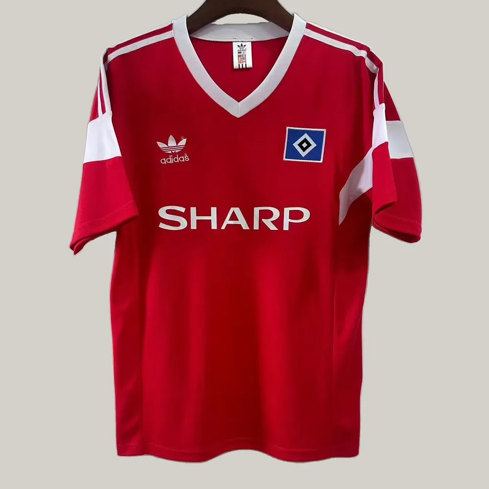 Hamburger SV 1988-1989 Retro Hamburger SV Visitante Camiseta de fútbol 1988/1989