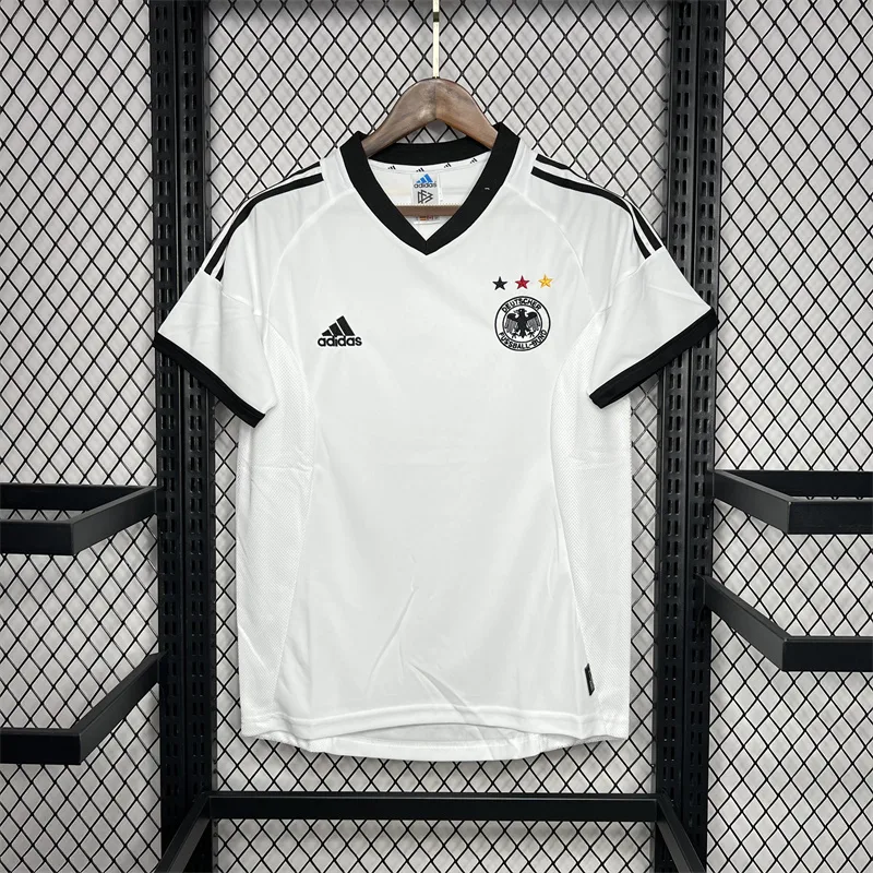 Germany 2002 Retro Germany Home Soccer Jersey 2002 — 1