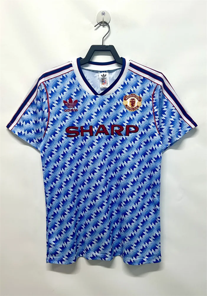 Manchester United 1990/1992 Retro Manchester United Visitante Camiseta de fútbol 1990/1992