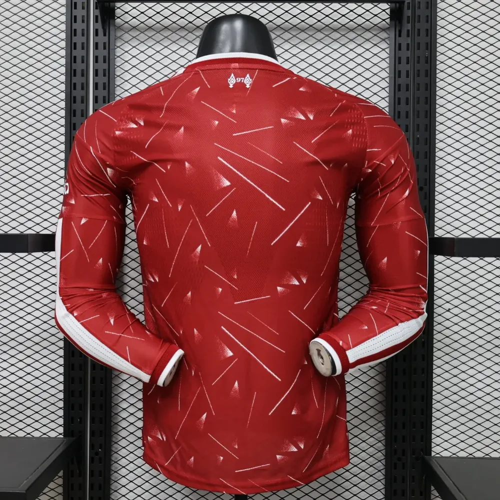 Liverpool 2026/2027 Long Sleeve Player Version Liverpool Home Football Jersey 2026/27 — 2