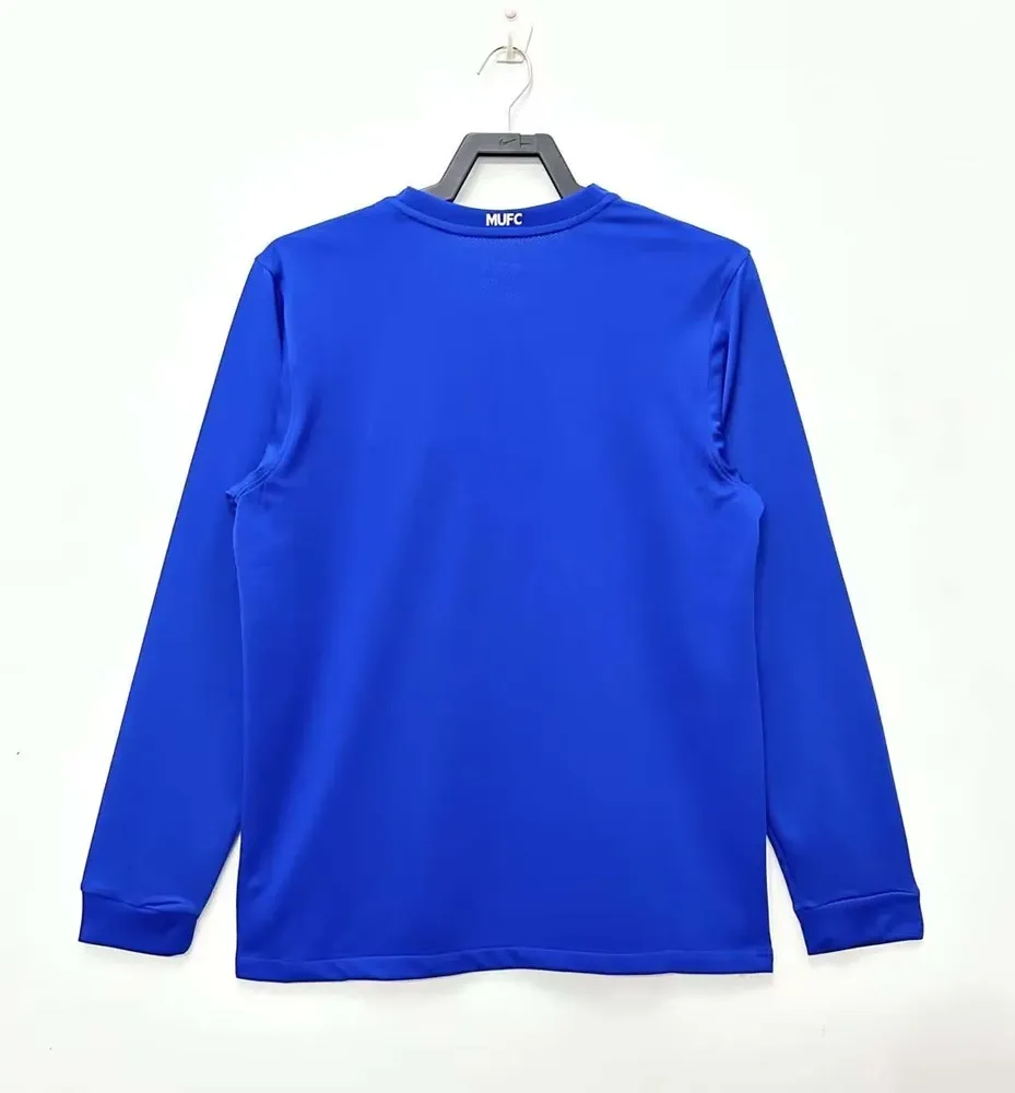 Manchester United 2007/2008 Retro Long Sleeve Manchester United Away Football Shirt 2007/2008 — 2