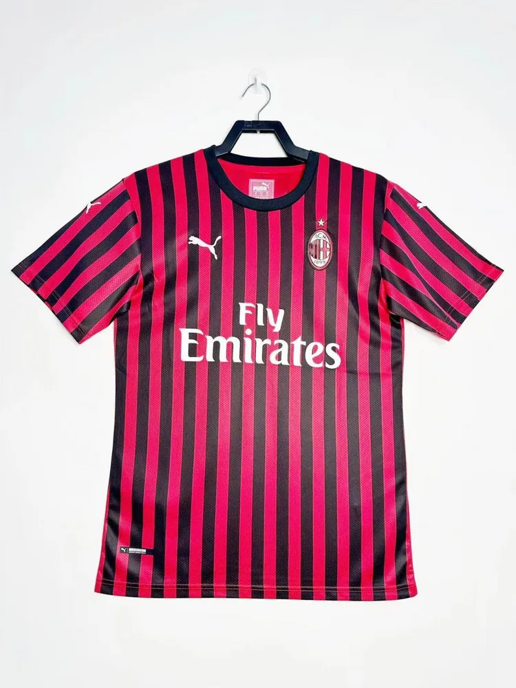 AC Milan 2019/2020 Retro AC Milan Local Camiseta de fútbol 2019/2020