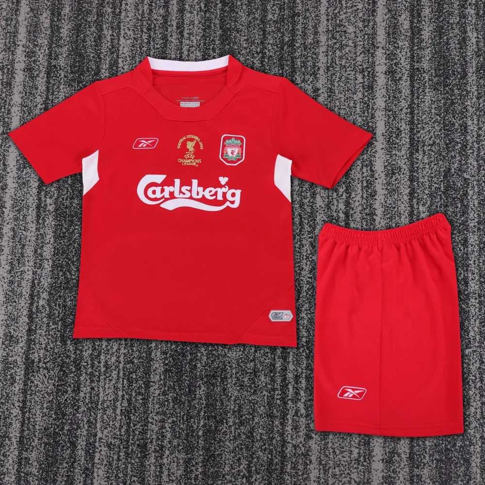 Liverpool 2004-2005 Retro Liverpool Local Camiseta de fútbol Talla infantil 2004/2005